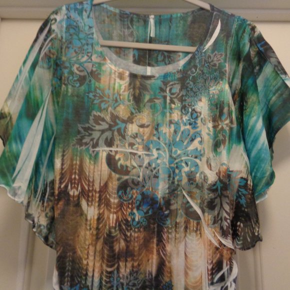 BOHO BEAUTY DELIGHTS BLOUSE LG - Picture 2 of 3